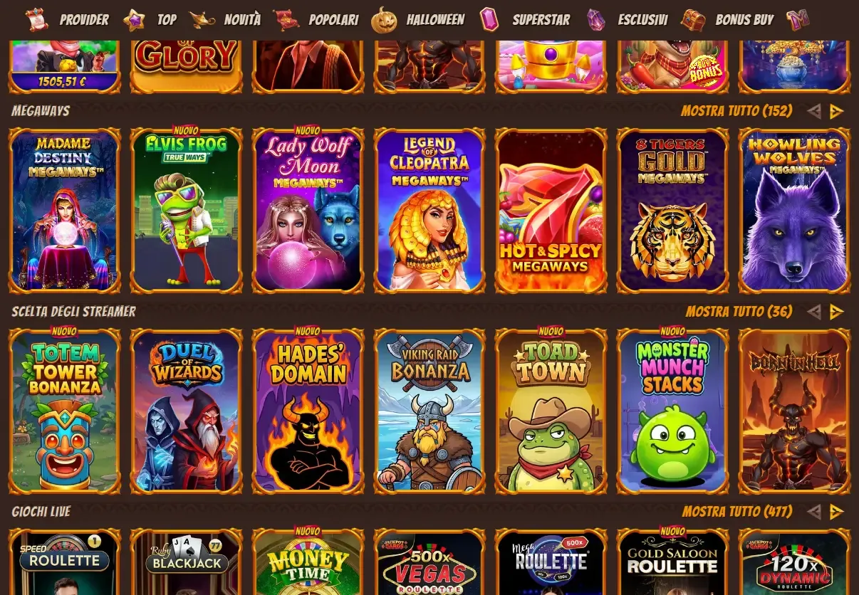 Giochi Alawin Casino